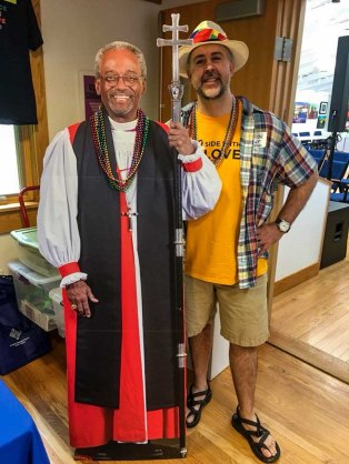Bishop Curry and I at PRIDE 2018
